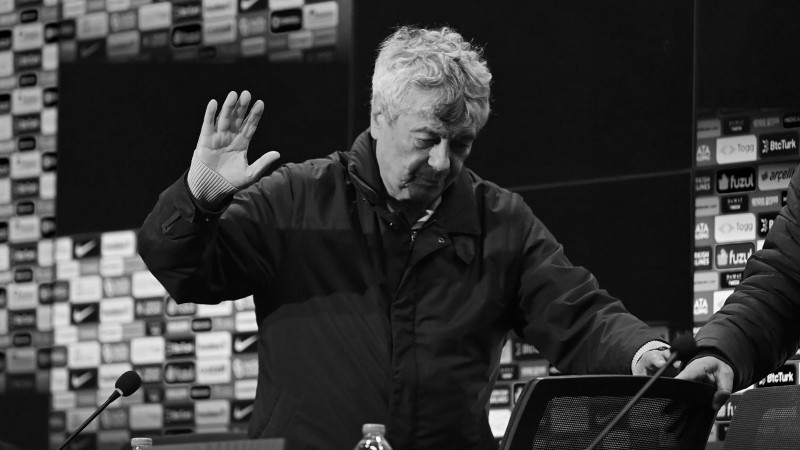 Mircea Lucescu colaj alb-negru 3