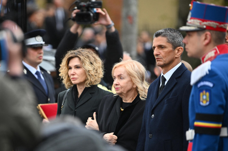 Funeral ceremony for Romanian coach Mircea Lucescu in Bucharest