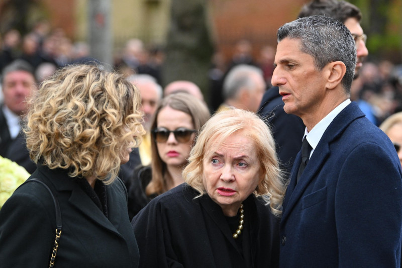 Funeral ceremony for Romanian coach Mircea Lucescu in Bucharest