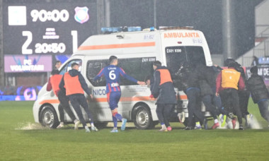 România s-a făcut de râs în Europa. Ce au scris spaniolii despre ambulanța care nu putea merge pe gazon din cauza ploii