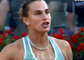VIDEO Două cuvinte! Ce a spus Aryna Sabalenka la fileu, după ce Sorana Cîrstea a eliminat-o la Roma