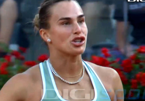 VIDEO Două cuvinte! Ce a spus Aryna Sabalenka la fileu, după ce Sorana Cîrstea a eliminat-o la Roma