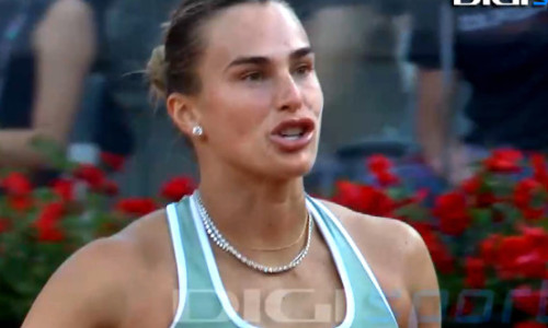 VIDEO Două cuvinte! Ce a spus Aryna Sabalenka la fileu, după ce Sorana Cîrstea a eliminat-o la Roma