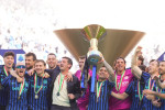 Festeggiamenti per la vittoria dello scudetto dopo la partita Inter vs Hellas Verona - Serie A Enilive 2025/2026