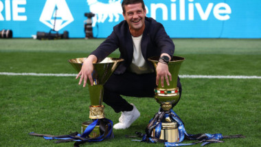Cristi Chivu i-a lăsat fără cuvinte pe italieni, după festivitatea de premiere: ”M-au tras și m-au împins. Eu nu am vrut”