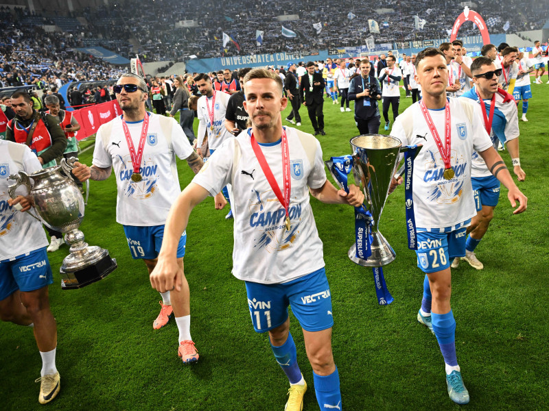 FOTBAL:UNIVERSITATEA CRAIOVA-UNIVERSITATEA CLUJ, PLAY OFF SUPERLIGA SUPERBET (17.05.2026)