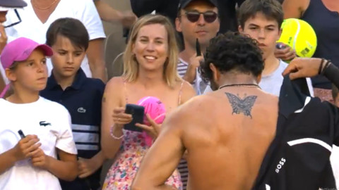 Berrettini s-a dezbrăcat la Roland Garros și o mămică a scos telefonul. Fiul ei a distrus instant momentul