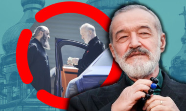 Imagini de neratat cu Gigi Becali! Miliardarul, măsură anti-inflație: a scos teancul și a plătit preotul în euro