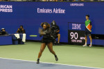New York, USA. 03rd Sep, 2022. 2022 US Open Tennis Championship, Flushing Meadows, NY, USA. 2 September, 2022. Likely competing for the final time in her career at the 2022 US Open Tennis Tournament, Grand Slam tennis legend Serena Williams gracefully giv