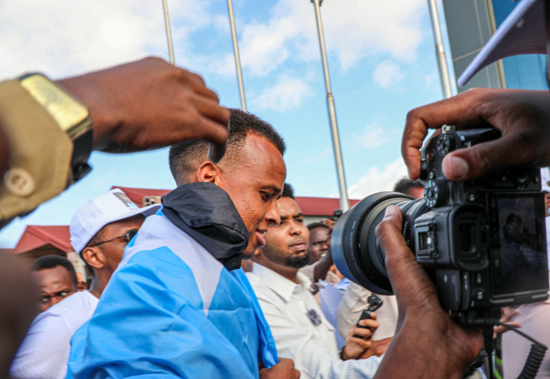 Somali referee Omar Artan welcomed home after US entry denial