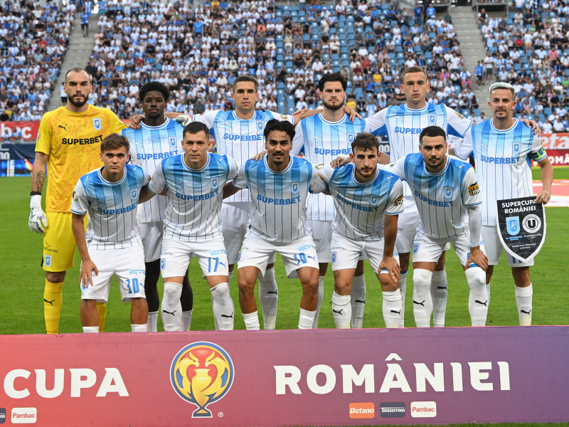 FOTBAL:UNIVERSITATEA CRAIOVA-UNIVERSITATEA CLUJ, SUPERCUPA ROMANIEI (12.07.2026)