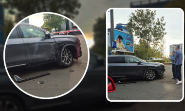 Mihai Stoica a făcut accident și mașina e daună totală. Imagini de la locul impactului. „Sunt nevinovat 100%”