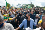 Bolsonaro Speaks with his Supporters in Front of Palacio do Planalto Amidst the Coronavirus (COVID - 19) Pandemic