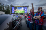Drive-In Cinema Shows AC Sparta Prague Vs. FC Viktoria Plzen As Top-Flight Football Resumes