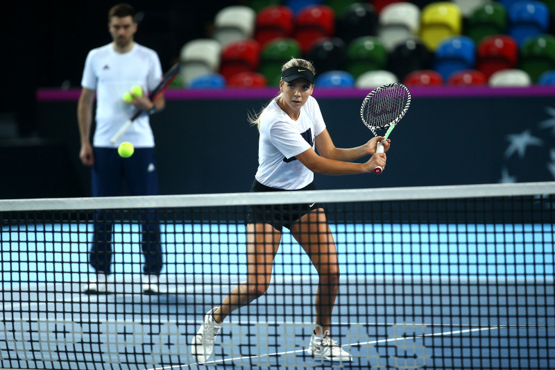 Great Britain v Kazakhstan - Fed Cup: Preview Day 1