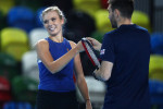 Great Britain v Kazakhstan - Fed Cup: Preview Day 4