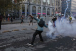 Protests In Santiago On The Second Anniversary of Piñera's Government