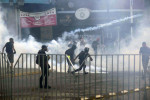 Protests In Santiago On The Second Anniversary of Piñera's Government