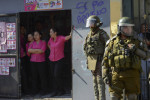 Protests In Santiago On The Second Anniversary of Piñera's Government