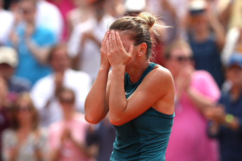 Simona Halep, la Roland Garros 2018 / Foto: Getty Images