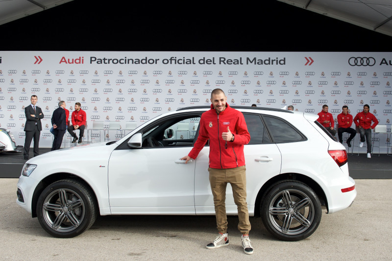 Real Madrid Players Receive New Audi Cars