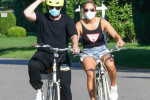 Jennifer Lopez and Alex Rodriguez cruising around the Hamptons