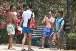 *EXCLUSIVE* World Number 1 Serbian Tennis star Novak Djokovic spotted without wearing his face mask out in Marbella