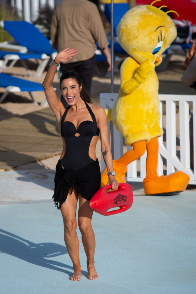 Pilar Rubio Attends Parque Warner Beach Opening