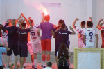 Sărbătoare la Pitești, după ce FC Argeș și UTA au promovat / Foto: Captură Digi Sport