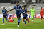 Romelu Lukaku, după golul marcat pentru Inter în meciul cu Leverkusen / Foto: Getty Images
