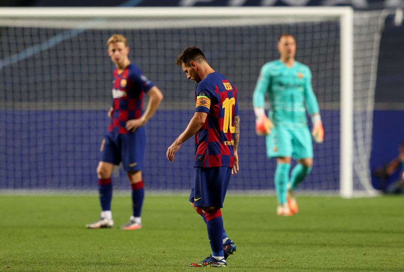Lionel Messi, după meciul cu Bayern / Foto: Getty Images