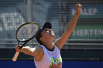 Simona Halep, după victoria din finala cu Elise Mertens / Foto: Getty Images