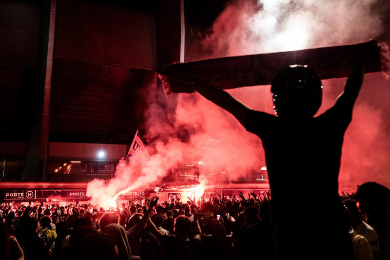 PSG Fans Celebrate - Paris