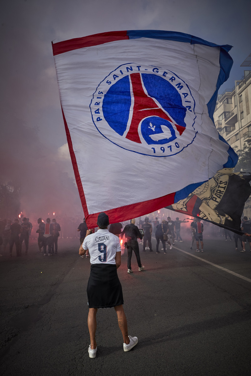 Paris Saint Germain Football Fans During Champion League Finals