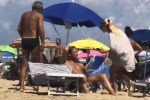 EXCLUSIVE: Francesco Totti And Ilary Blasi In Sabaudia For Their Summer Holiday