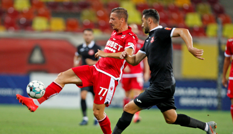 Vlad Achim, în meciul dintre Dinamo și Hermannstadt / Foto: Sport Pictures