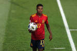 Ansu Fati, în tricoul naționalei Spaniei / Foto: Getty Images