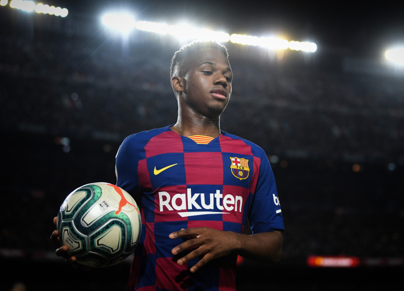 Ansu Fati, fotbalistul Barcelonei / Foto: Getty Images