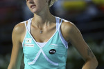 Simona Halep a învins-o pe Karolina Pliskova în prima finală directă, Dubai 2015 / Foto: Getty Images