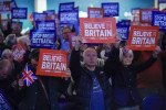 The First Leave Means Leave Rally Is Held In Bolton