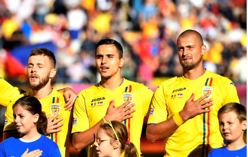 Alex Maxim, Cristi Manea și Gabi Tamaș, în tricoul echipei naționale / Foto: Sport Pictures