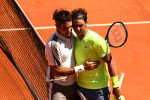 Roger Federer și Rafael Nadal, la Roland Garros 2019 / Foto: Getty Images