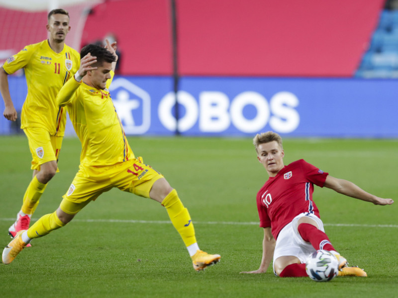Ianis Hagi, în meciul cu Norvegia / Foto: Sport Pictures