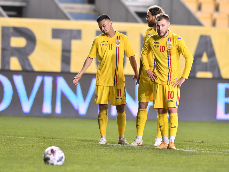 Alex Maxim, Cristi Ganea și Eric Bicfalvi, în meciul România - Belarus 5-3 / Foto: Sport Pictures