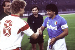 Fussball: Freundschaftsspiel 1987, HSV - SSC Neapel
