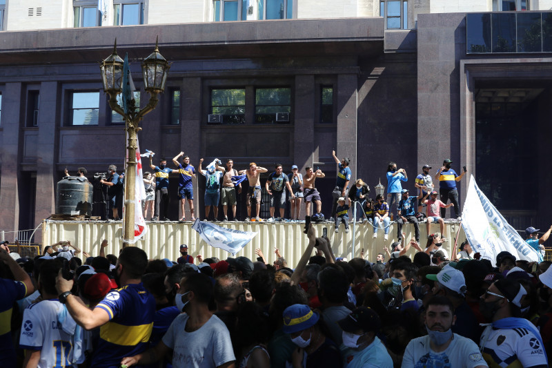 Argentinians Hold Massive Funeral For Diego Maradona