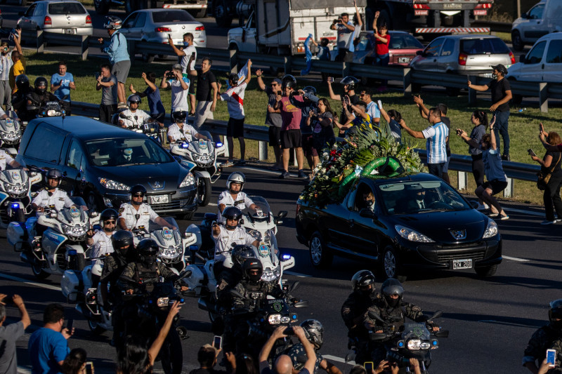 Diego Maradona's Funeral Held As Fans Grieve Around The World