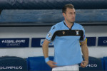 Ștefan Radu, înainte să intre pe gazon pentru meciul Lazio - Brugge / Foto: Captură Digi Sport