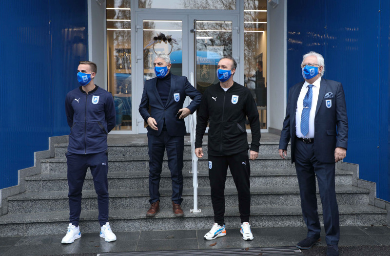 Moș Crăciun, vizită la clubul Universitatea Craiova / Foto: site @ucv1948