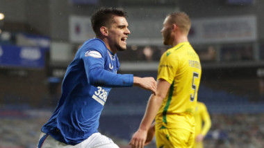 Reacția lui Steven Gerrard după ce Ianis Hagi a făcut iar spectacol pentru Rangers